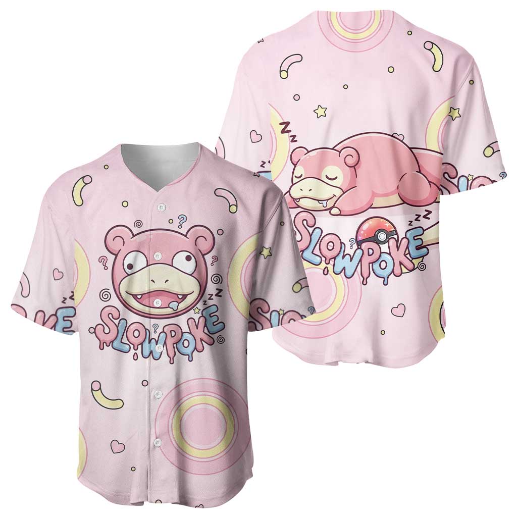 Slowpoke Baseball Jersey Sleepy Bubblegum Daydream Art