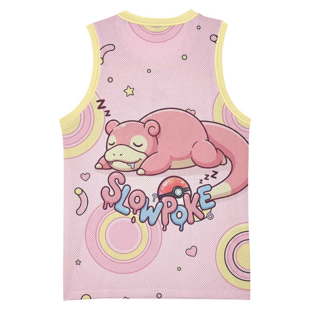Slowpoke Basketball Jersey Sleepy Bubblegum Daydream Art