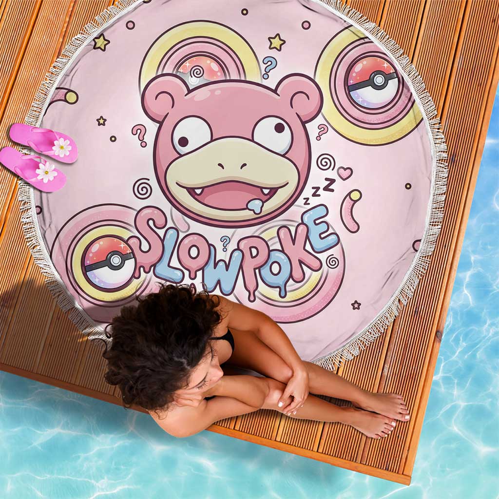 Slowpoke Beach Blanket Sleepy Bubblegum Daydream Art