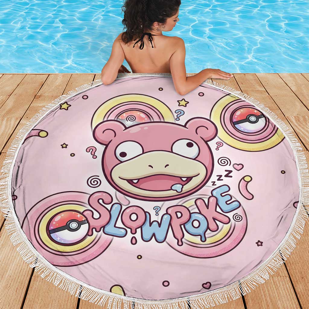 Slowpoke Beach Blanket Sleepy Bubblegum Daydream Art