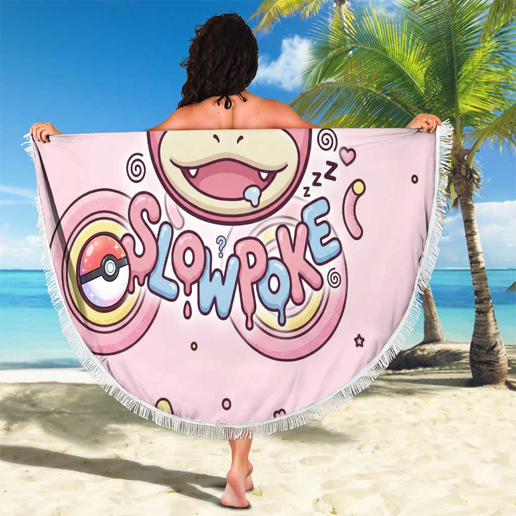Slowpoke Beach Blanket Sleepy Bubblegum Daydream Art