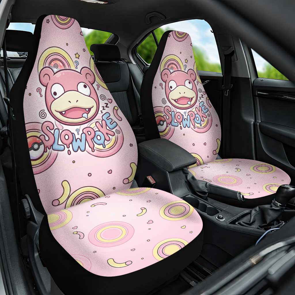 Slowpoke Car Seat Cover Sleepy Bubblegum Daydream Art