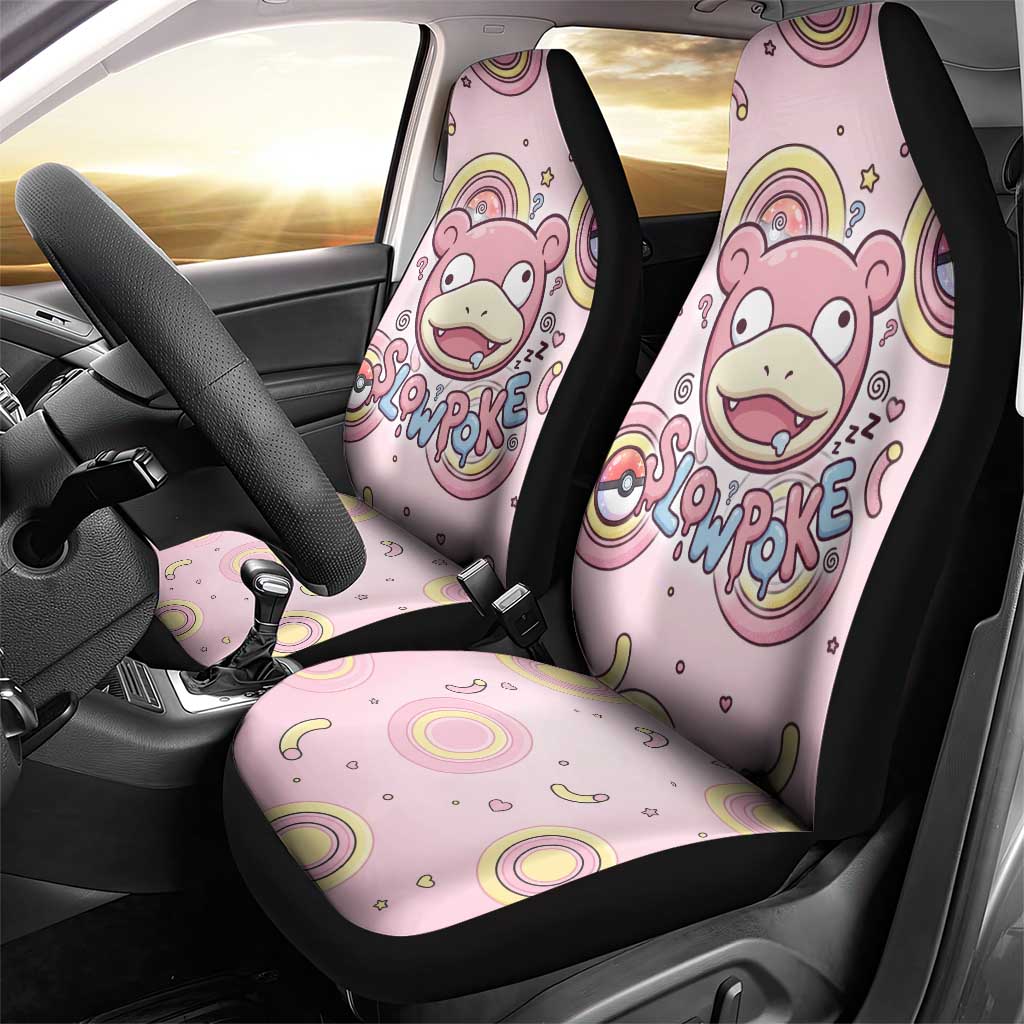 Slowpoke Car Seat Cover Sleepy Bubblegum Daydream Art