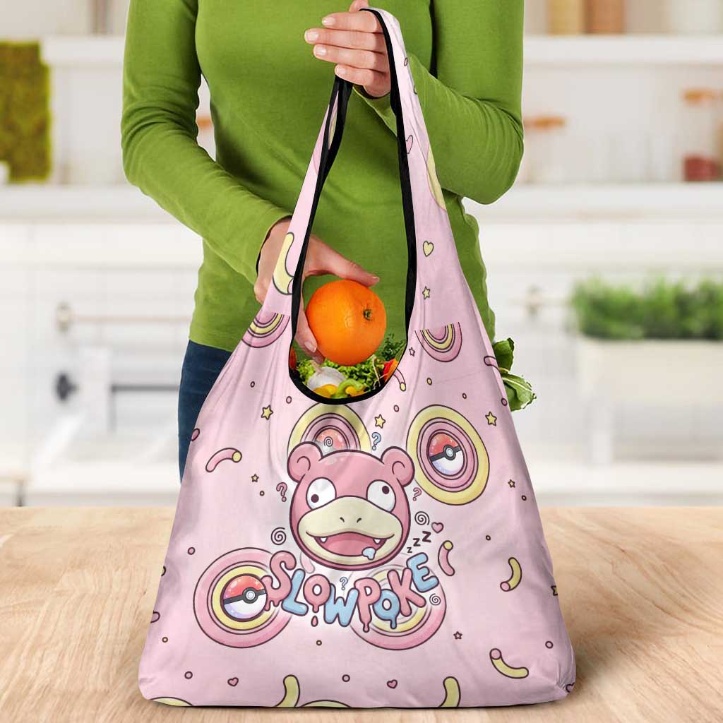 Slowpoke Grocery Bag Sleepy Bubblegum Daydream Art