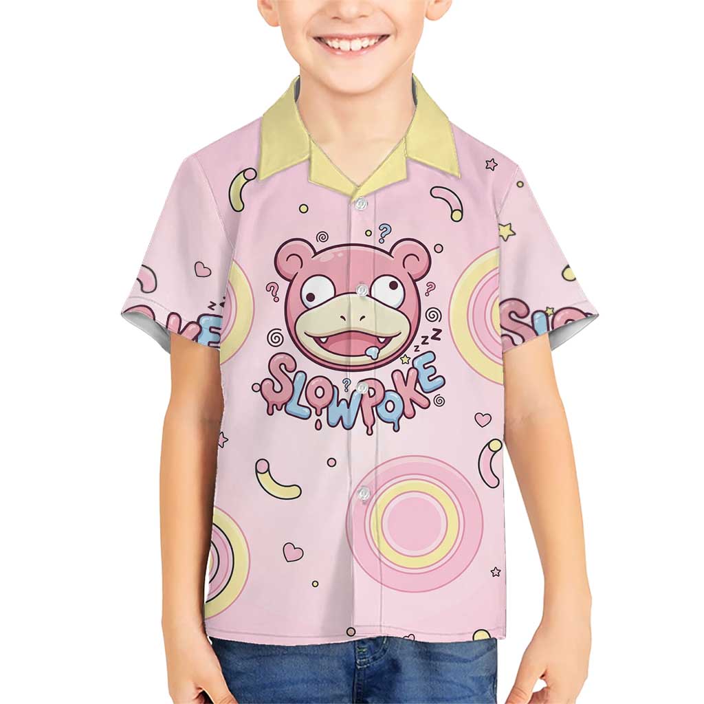 Slowpoke Hawaiian Shirt Sleepy Bubblegum Daydream Art