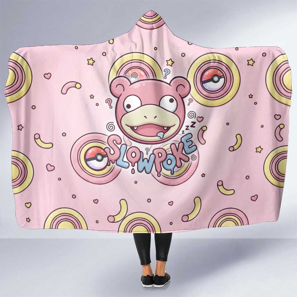 Slowpoke Hooded Blanket Sleepy Bubblegum Daydream Art