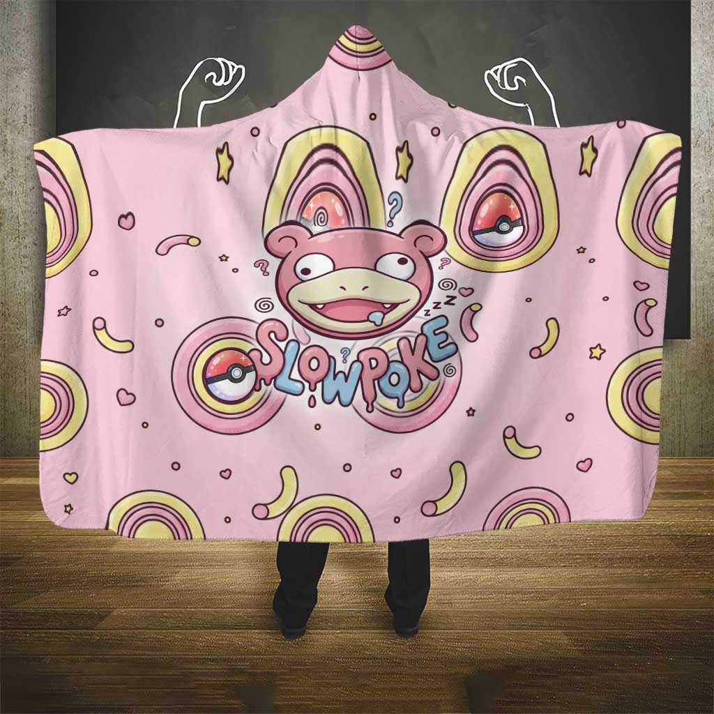 Slowpoke Hooded Blanket Sleepy Bubblegum Daydream Art