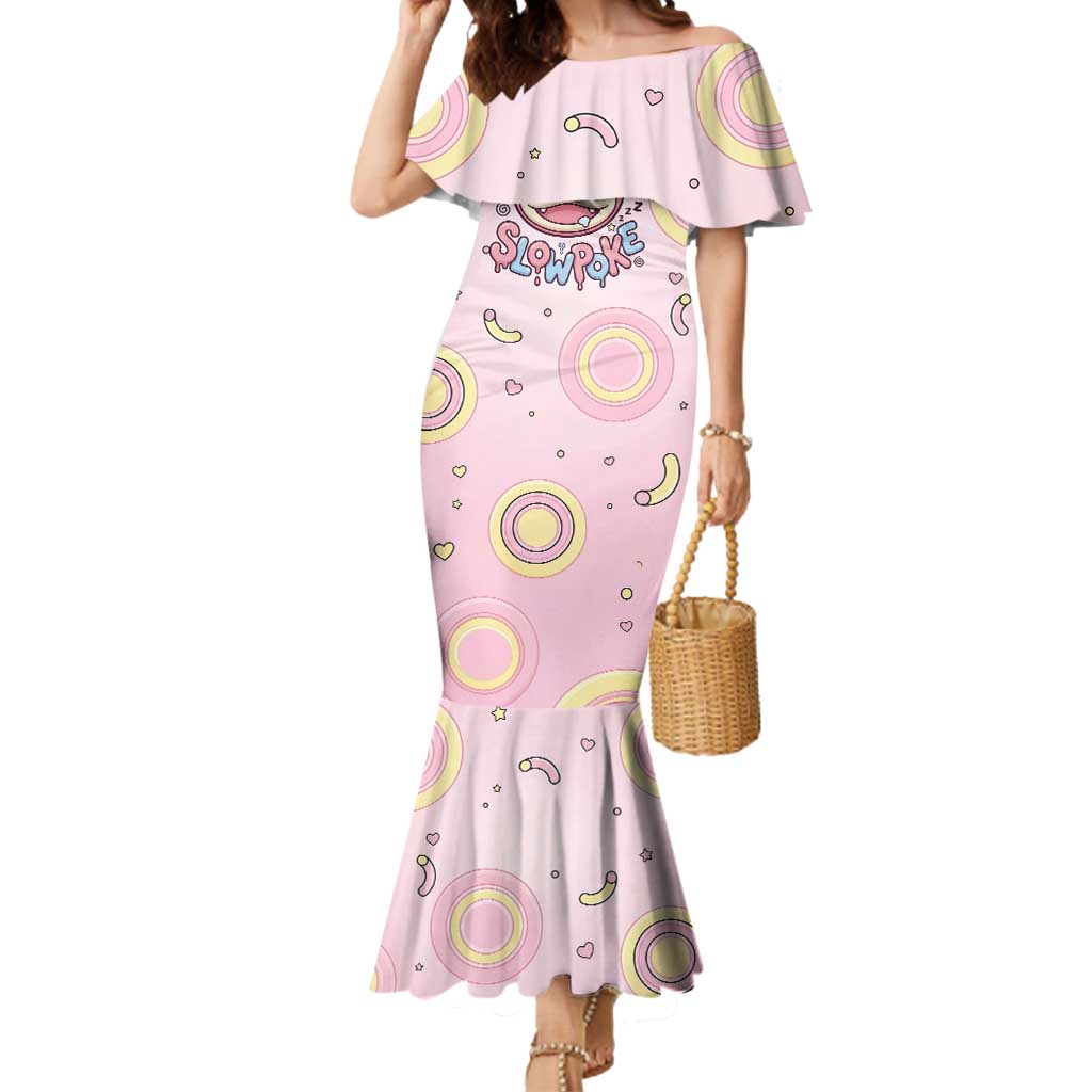Slowpoke Mermaid Dress Sleepy Bubblegum Daydream Art
