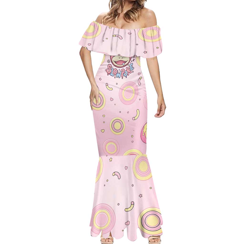 Slowpoke Mermaid Dress Sleepy Bubblegum Daydream Art