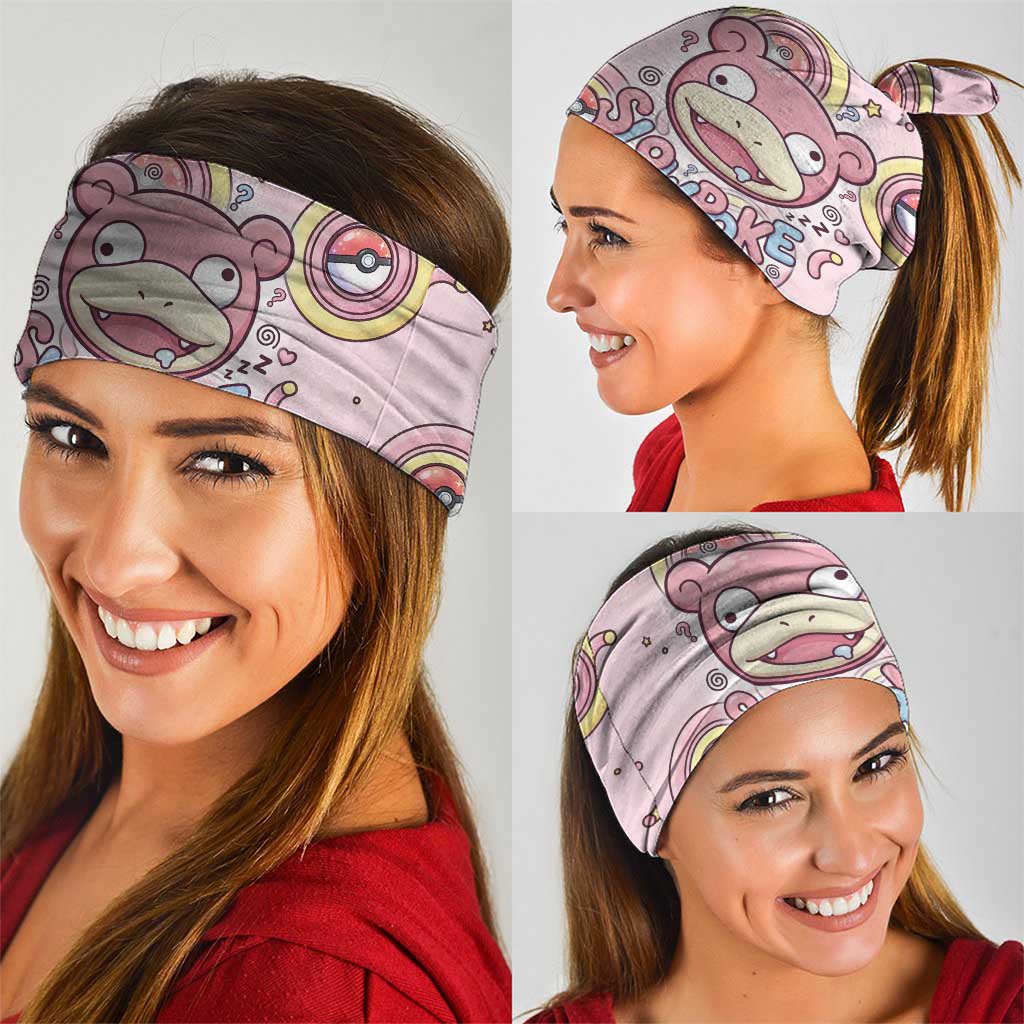Slowpoke Neck Gaiter Sleepy Bubblegum Daydream Art