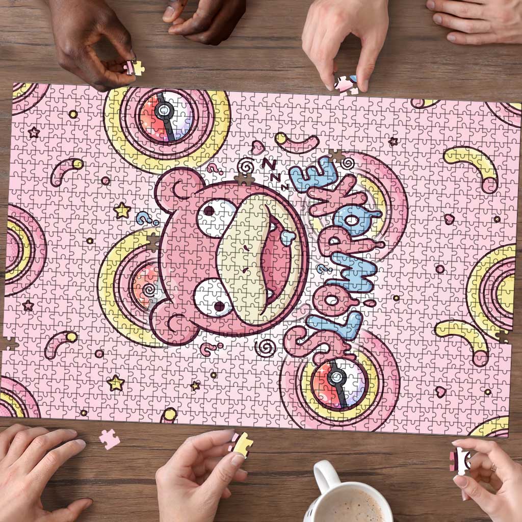 Slowpoke Puzzle Sleepy Bubblegum Daydream Art