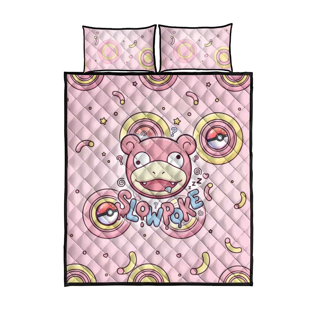 Slowpoke Quilt Bed Set Sleepy Bubblegum Daydream Art
