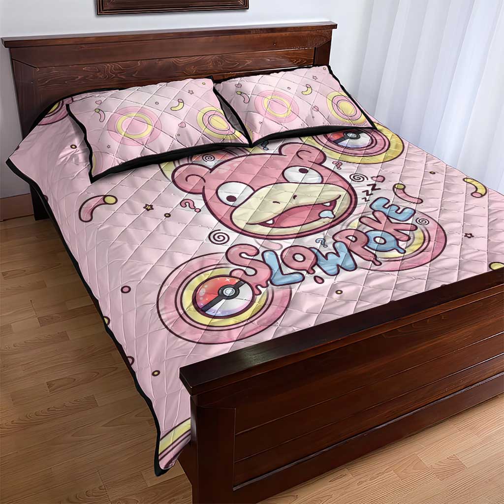Slowpoke Quilt Bed Set Sleepy Bubblegum Daydream Art