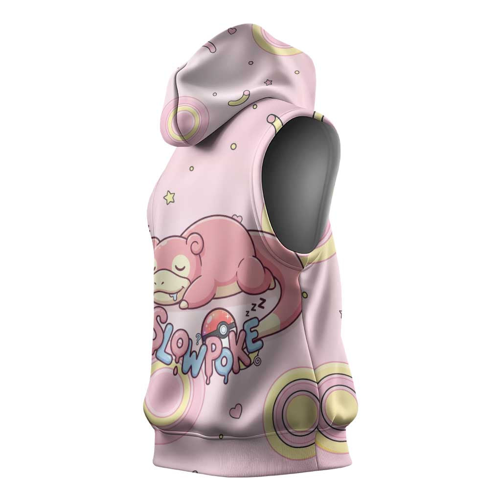 Slowpoke Sleeveless Hoodie Sleepy Bubblegum Daydream Art