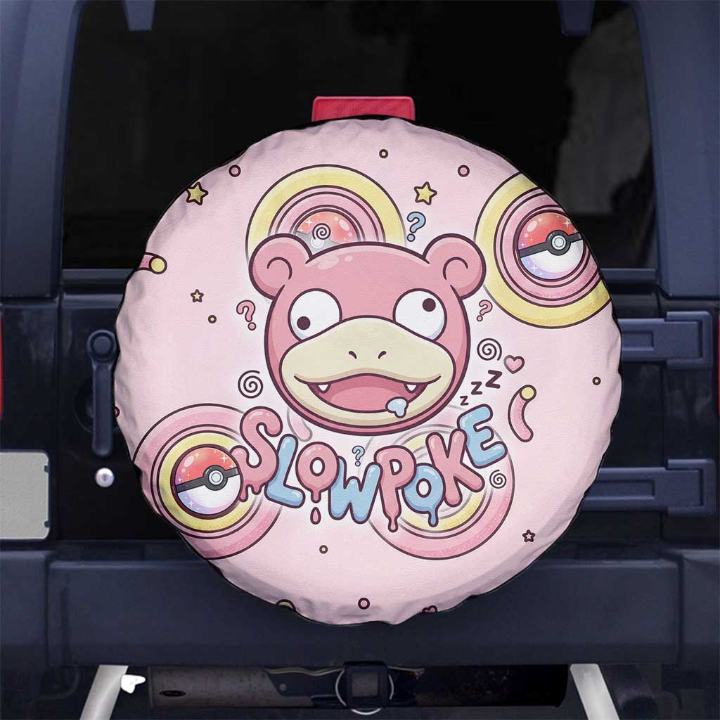 Slowpoke Spare Tire Cover Sleepy Bubblegum Daydream Art