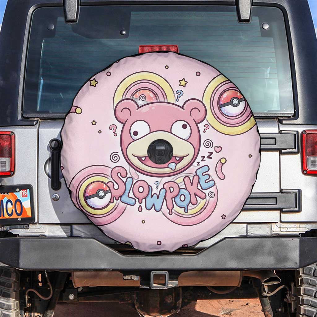 Slowpoke Spare Tire Cover Sleepy Bubblegum Daydream Art