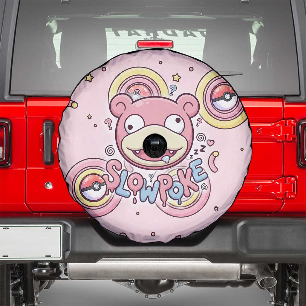 Slowpoke Spare Tire Cover Sleepy Bubblegum Daydream Art