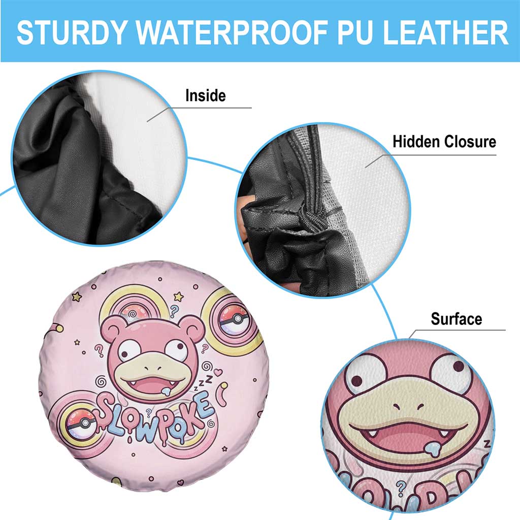 Slowpoke Spare Tire Cover Sleepy Bubblegum Daydream Art