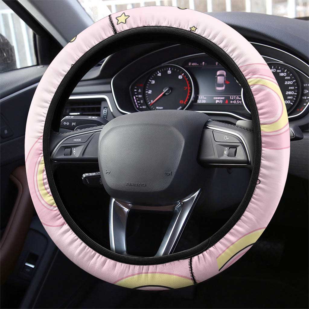 Slowpoke Steering Wheel Cover Sleepy Bubblegum Daydream Art