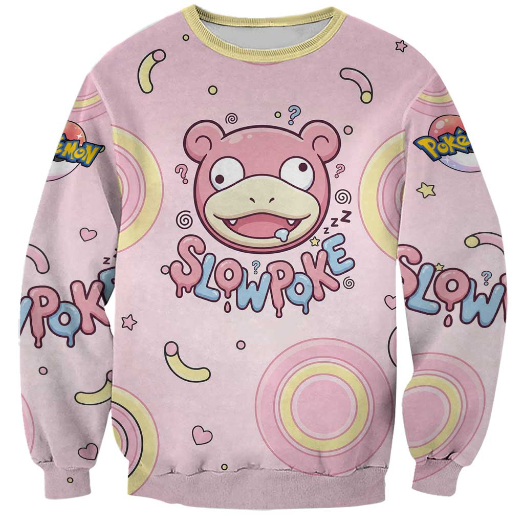 Slowpoke Sweatshirt Sleepy Bubblegum Daydream Art