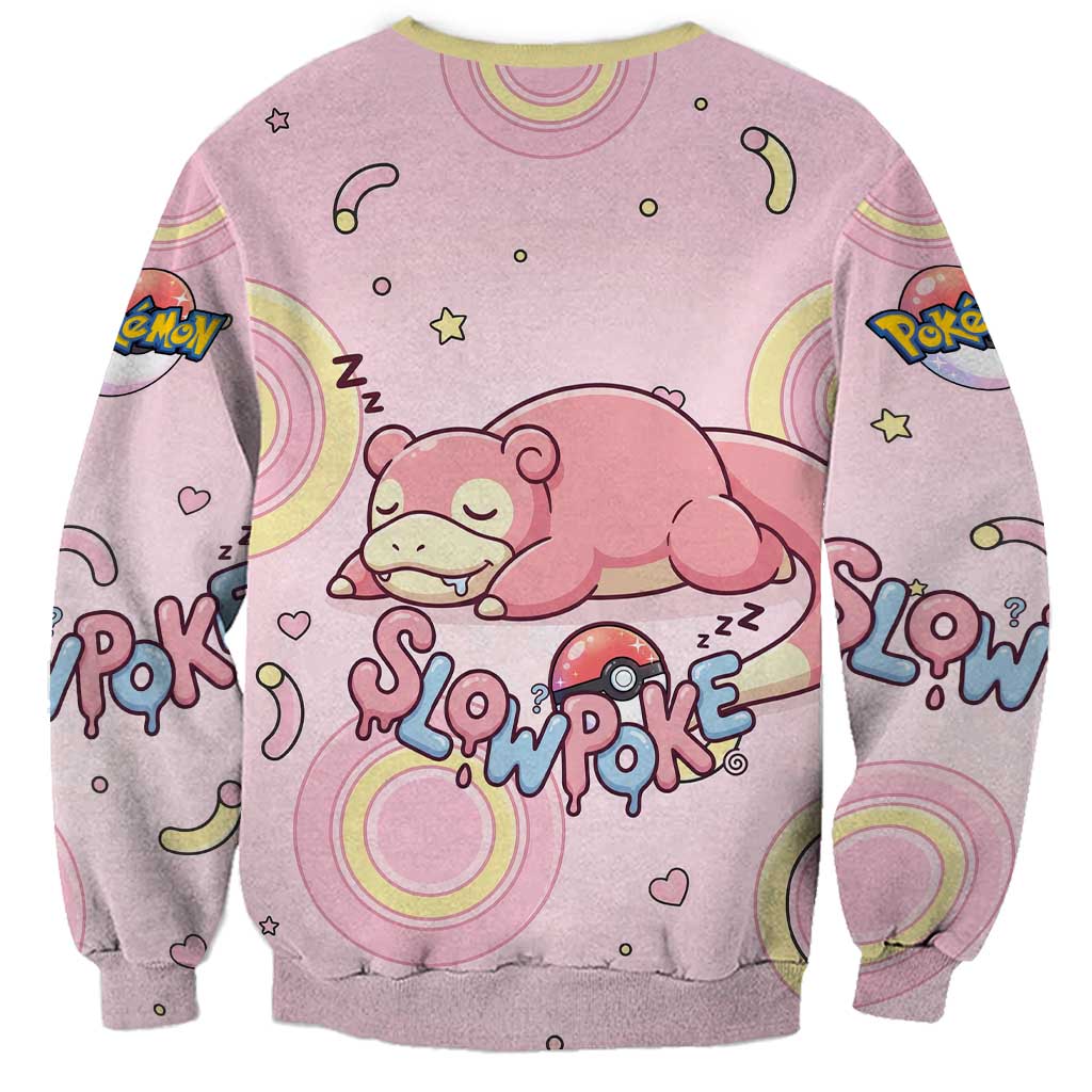 Slowpoke Sweatshirt Sleepy Bubblegum Daydream Art