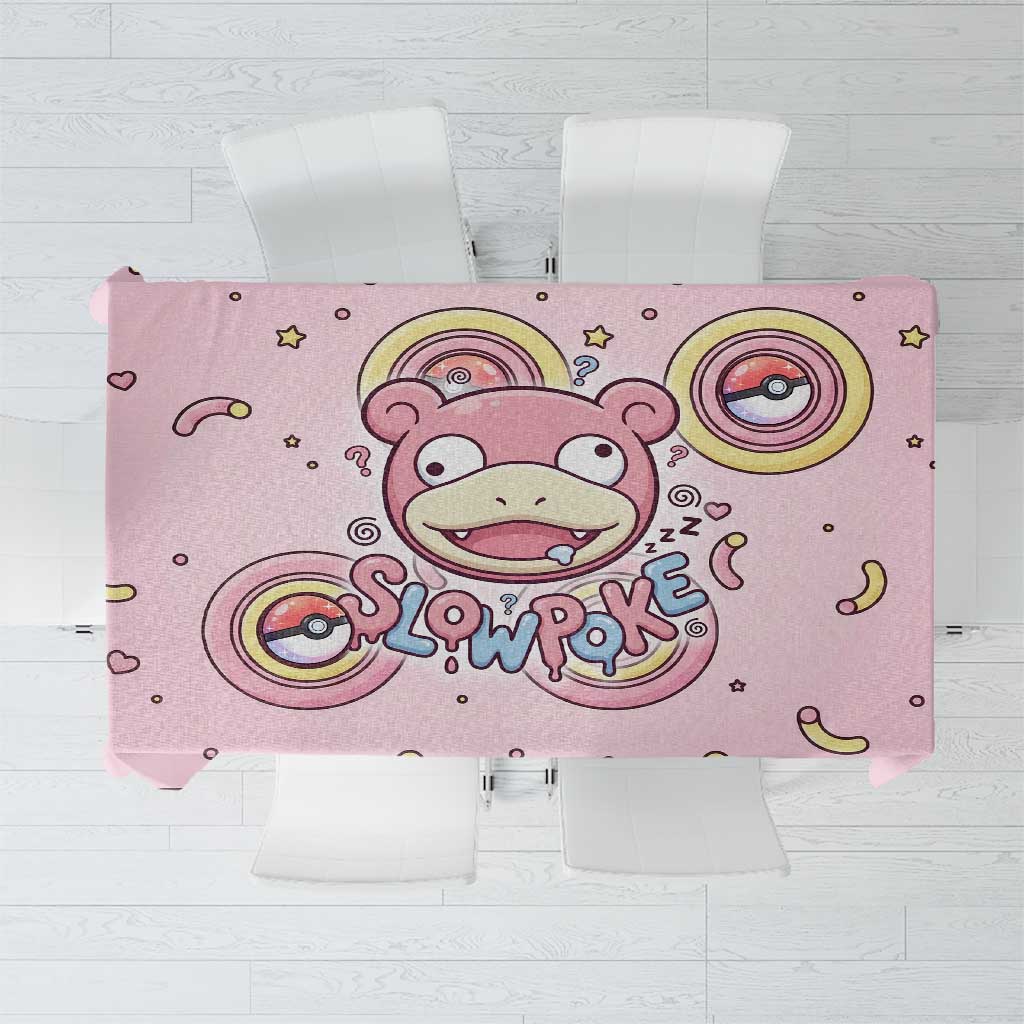 Slowpoke Tablecloth Sleepy Bubblegum Daydream Art