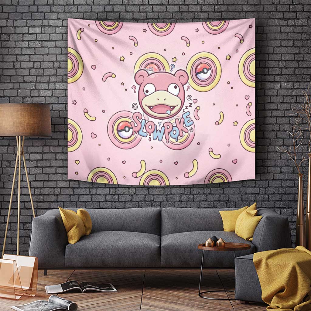 Slowpoke Tapestry Sleepy Bubblegum Daydream Art
