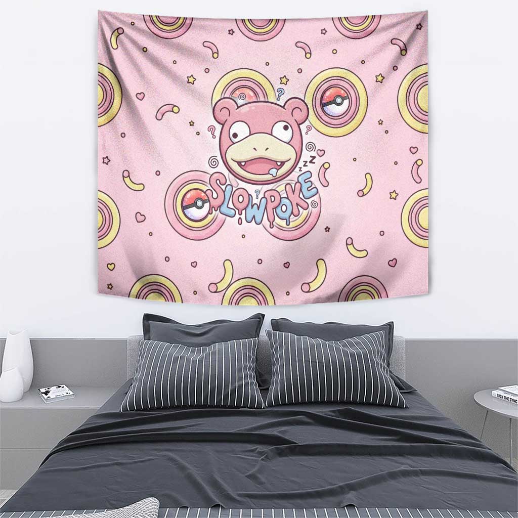 Slowpoke Tapestry Sleepy Bubblegum Daydream Art