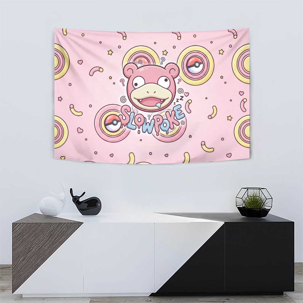 Slowpoke Tapestry Sleepy Bubblegum Daydream Art