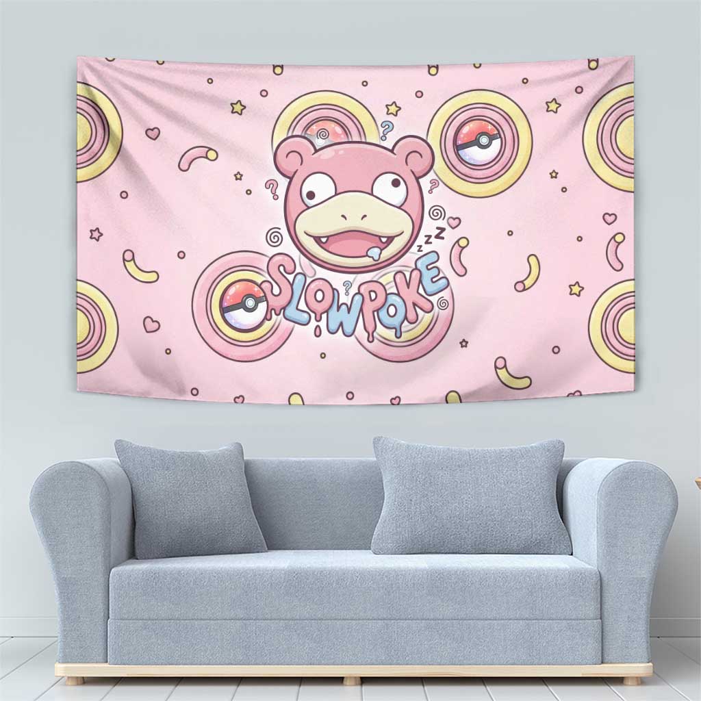 Slowpoke Tapestry Sleepy Bubblegum Daydream Art
