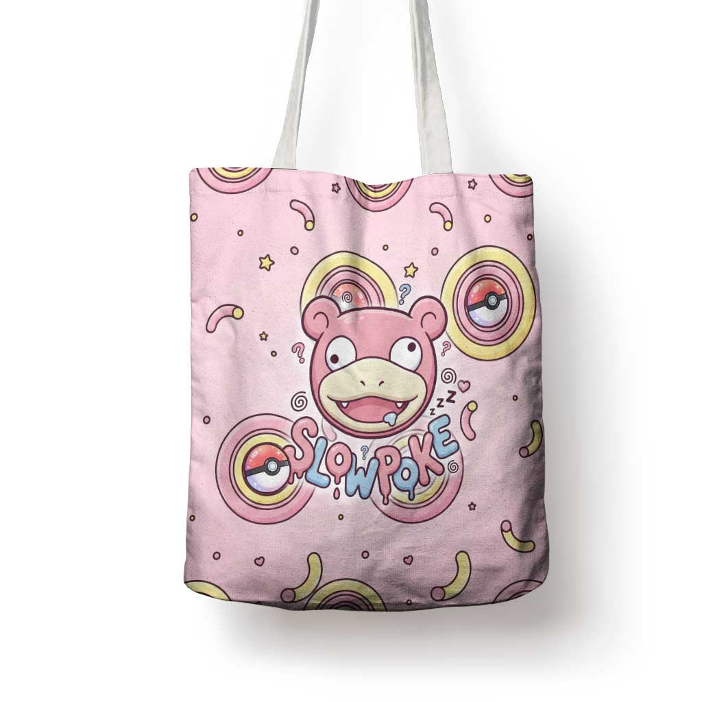 Slowpoke Tote Bag Sleepy Bubblegum Daydream Art