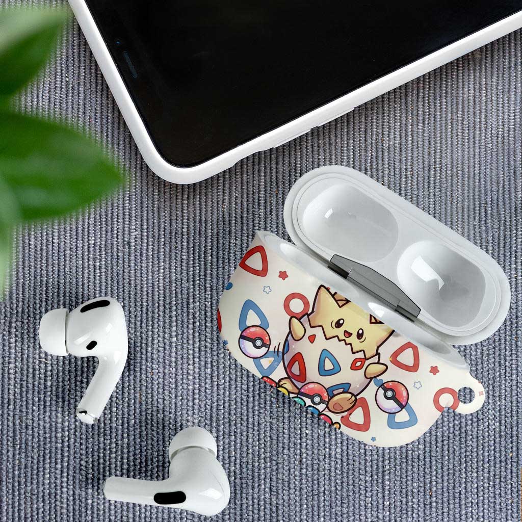 Togepi AirPods Case Joyful Eggshell Whimsy Art