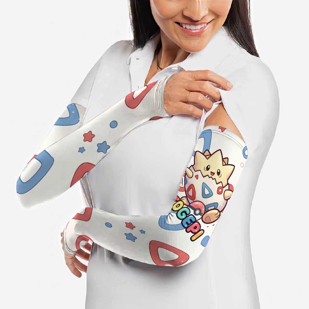Togepi Arm Sleeves Joyful Eggshell Whimsy Art