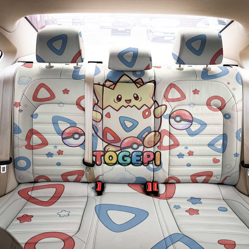 Togepi Back Car Seat Cover Joyful Eggshell Whimsy Art
