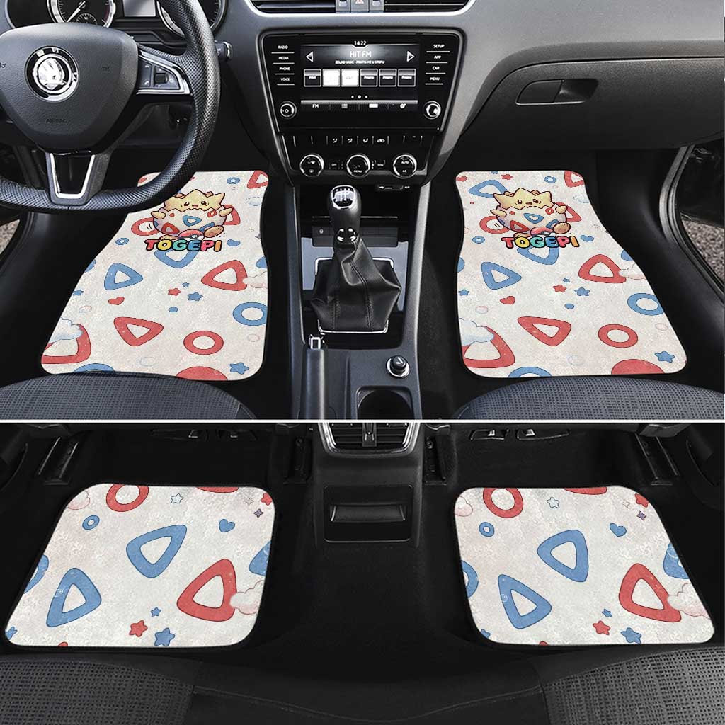 Togepi Car Mats Joyful Eggshell Whimsy Art
