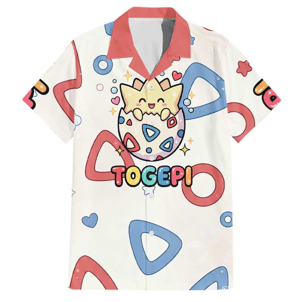 Togepi Family Matching Tank Maxi Dress and Hawaiian Shirt Joyful Eggshell Whimsy Art