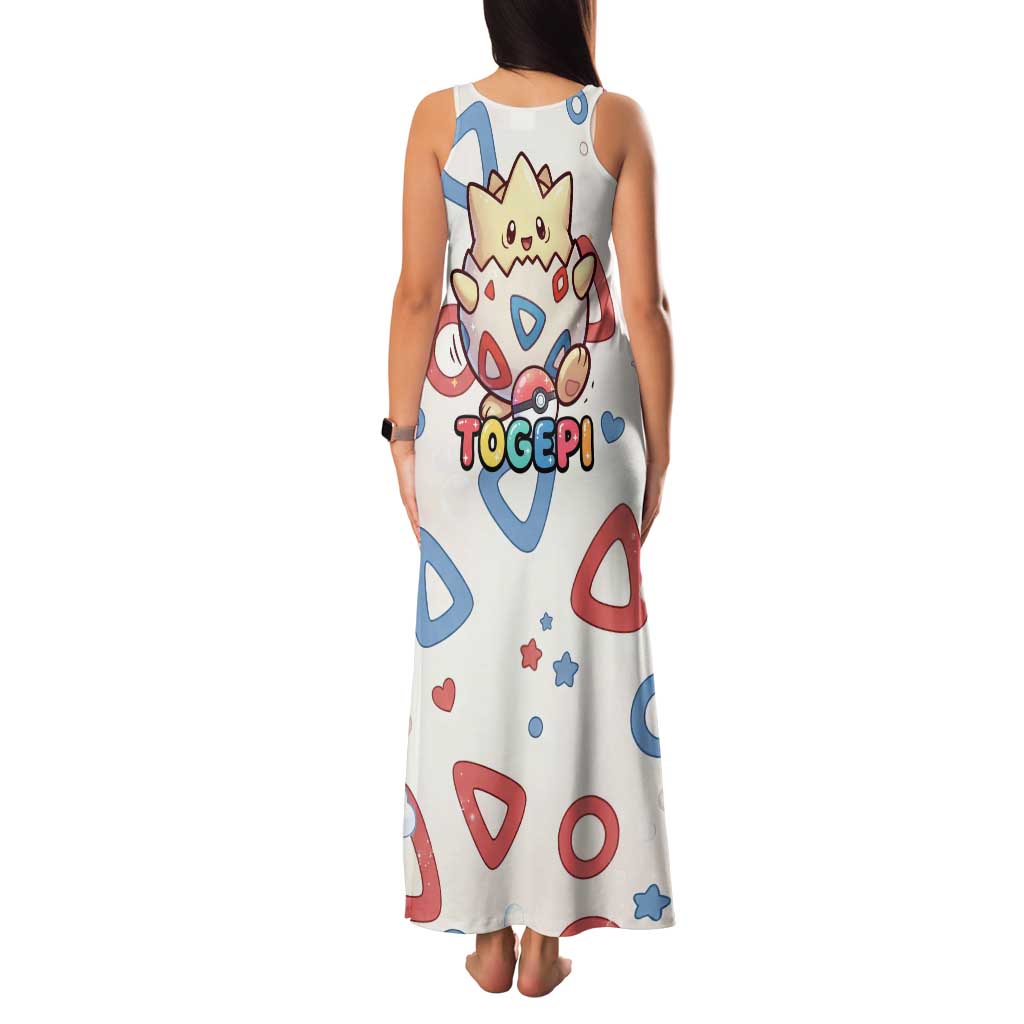 Togepi Family Matching Tank Maxi Dress and Hawaiian Shirt Joyful Eggshell Whimsy Art