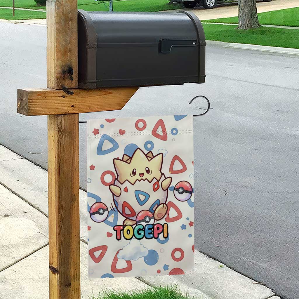 Togepi Garden Flag Joyful Eggshell Whimsy Art