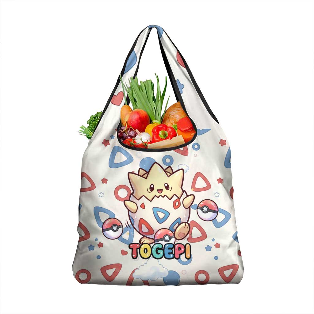 Togepi Grocery Bag Joyful Eggshell Whimsy Art
