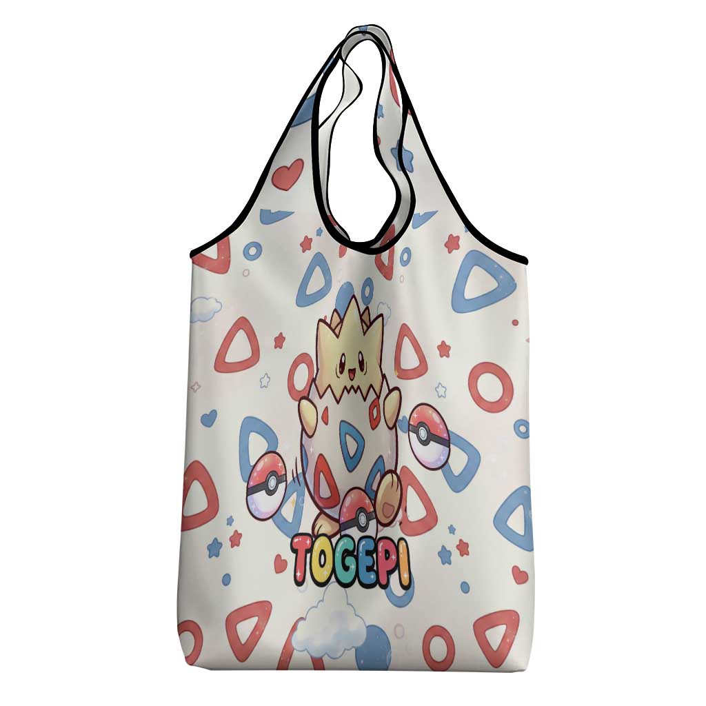 Togepi Grocery Bag Joyful Eggshell Whimsy Art