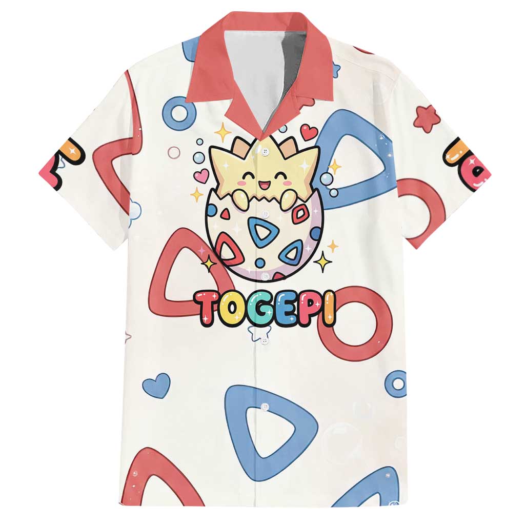 Togepi Hawaiian Shirt Joyful Eggshell Whimsy Art