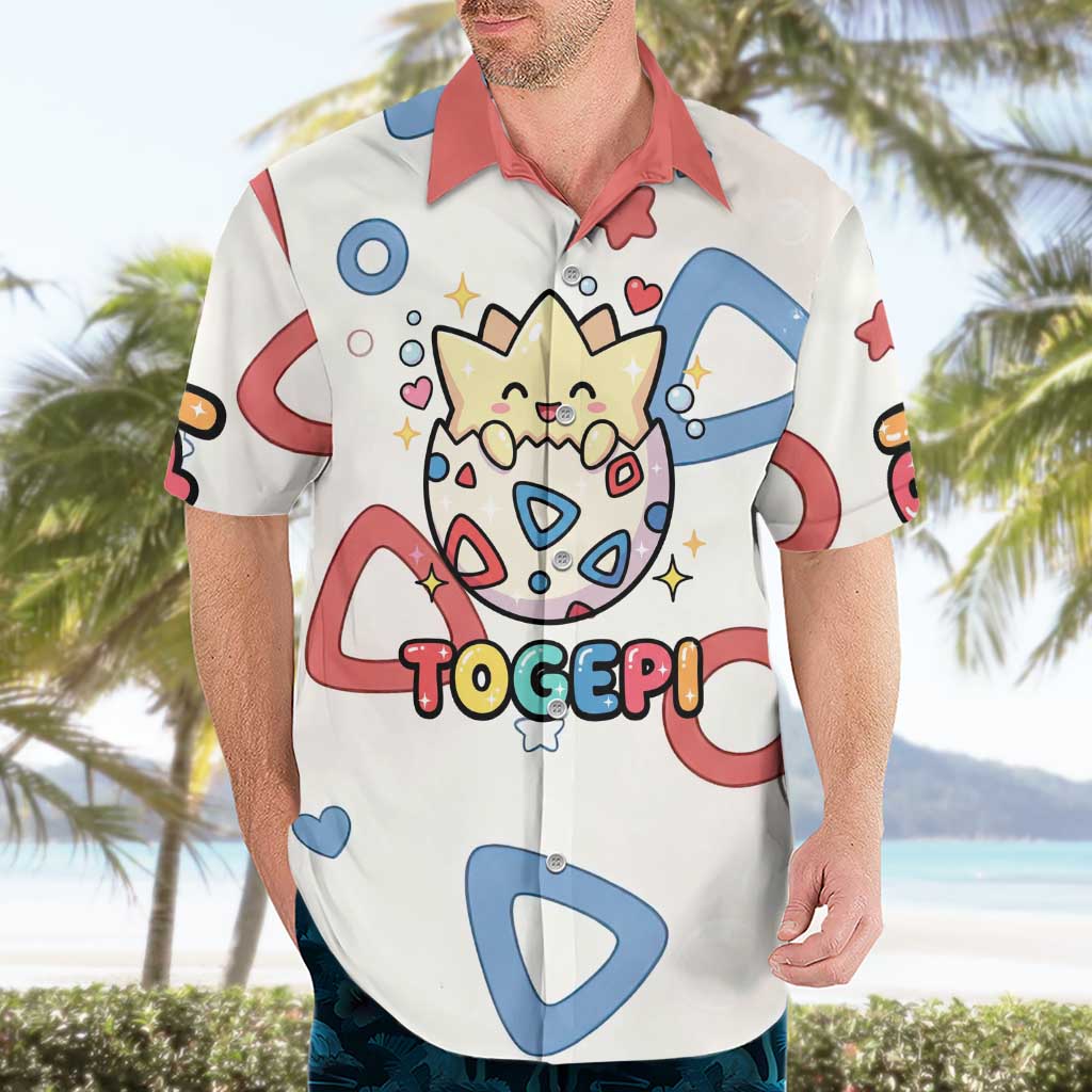 Togepi Hawaiian Shirt Joyful Eggshell Whimsy Art
