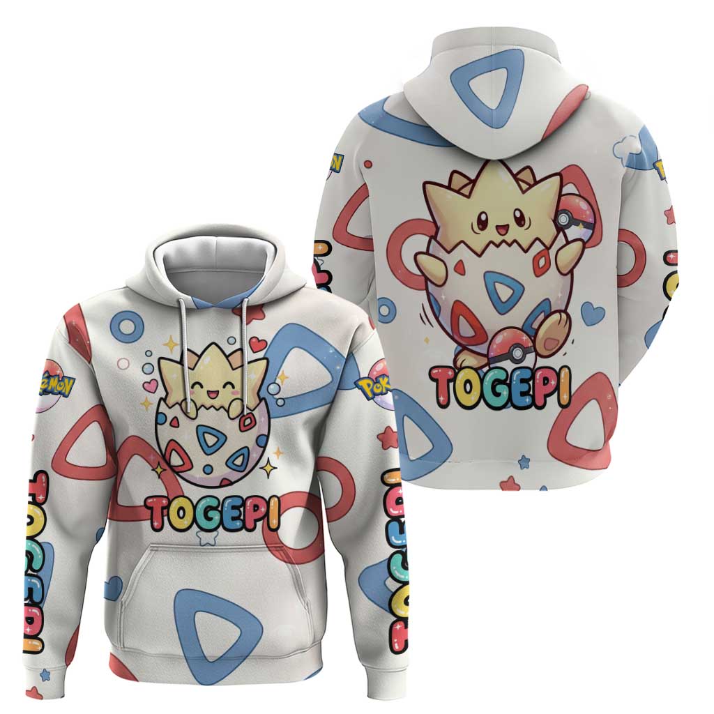 Togepi Hoodie Joyful Eggshell Whimsy Art
