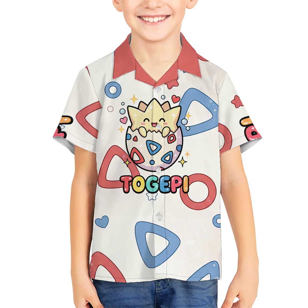 Togepi Kid Hawaiian Shirt Joyful Eggshell Whimsy Art