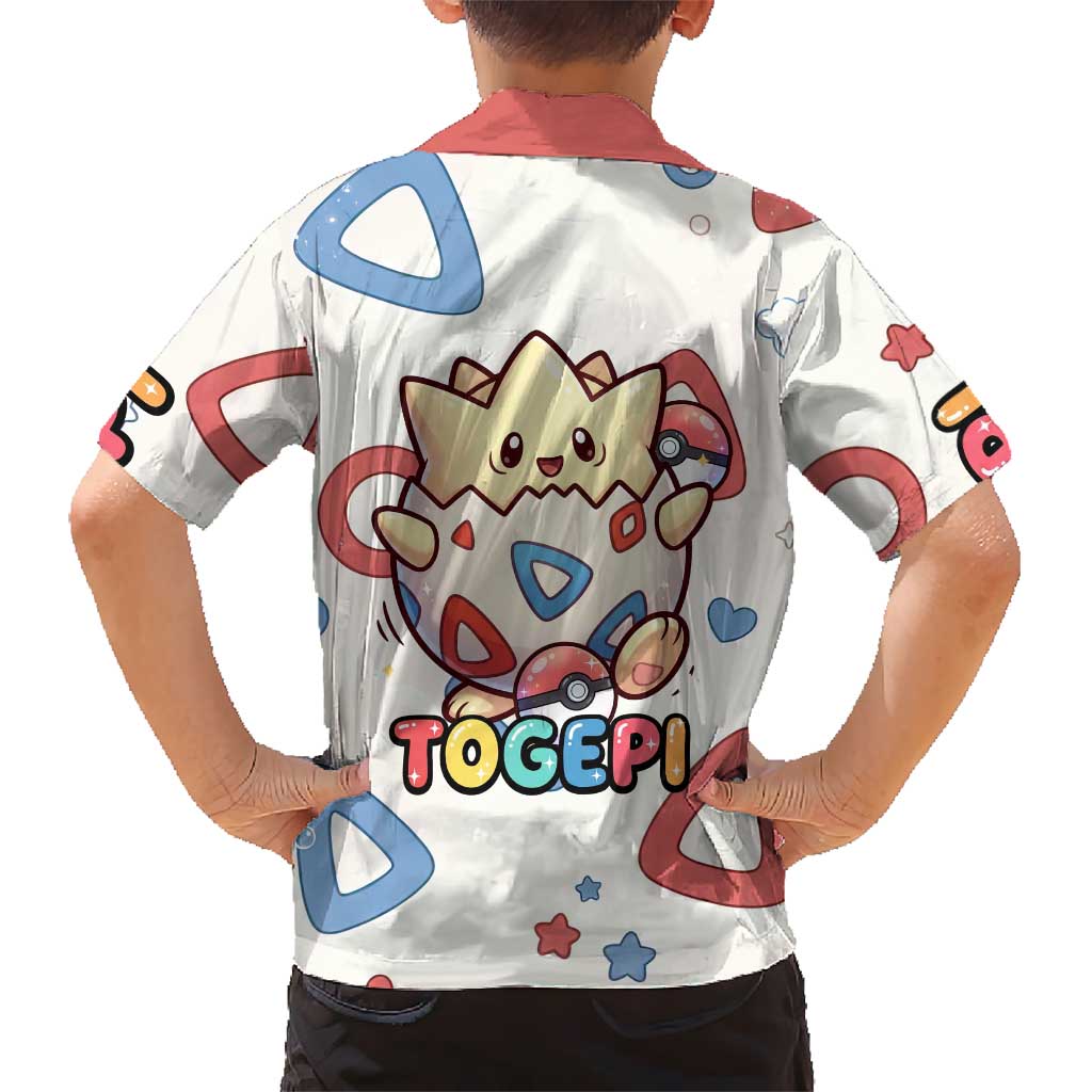 Togepi Kid Hawaiian Shirt Joyful Eggshell Whimsy Art