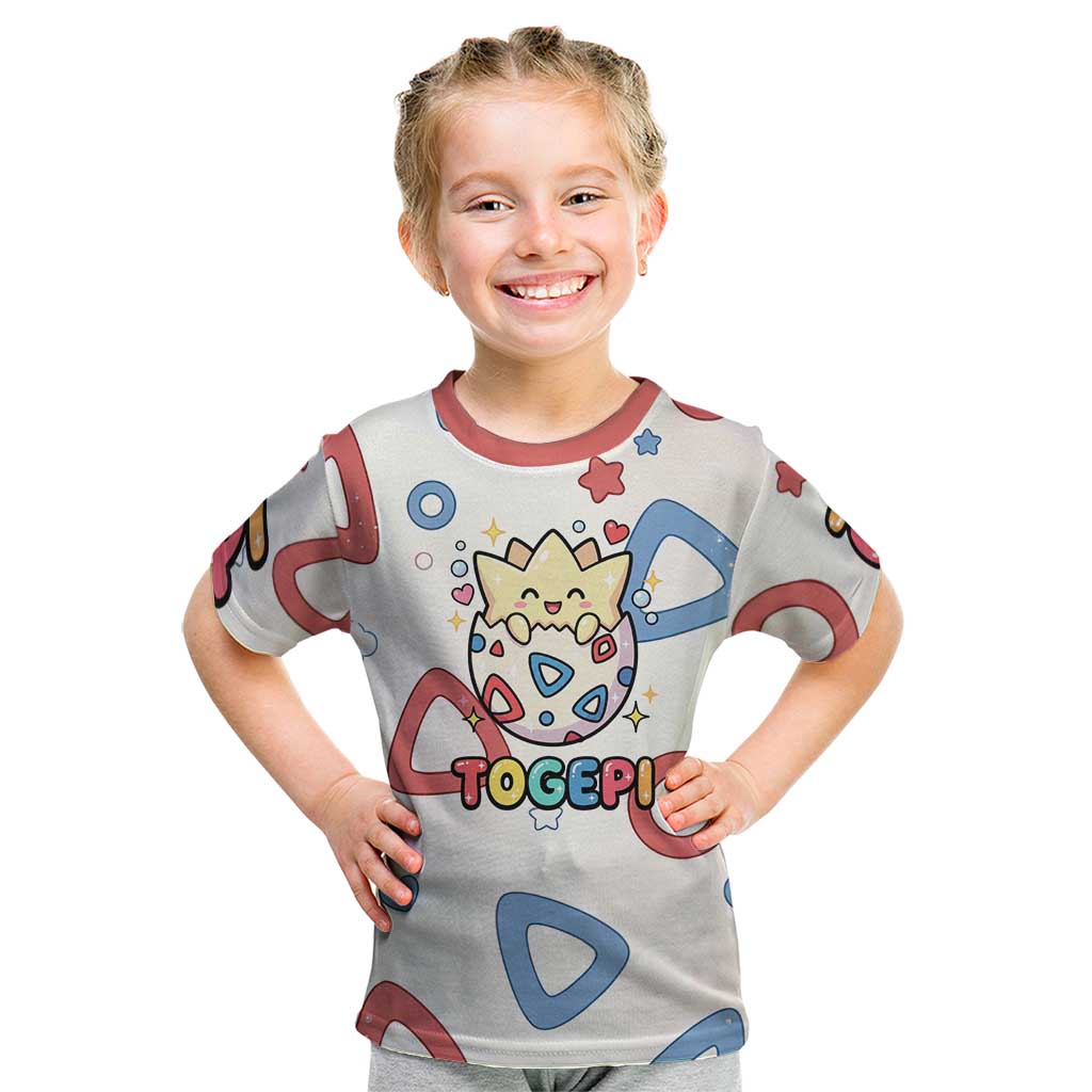 Togepi Kid T Shirt Joyful Eggshell Whimsy Art
