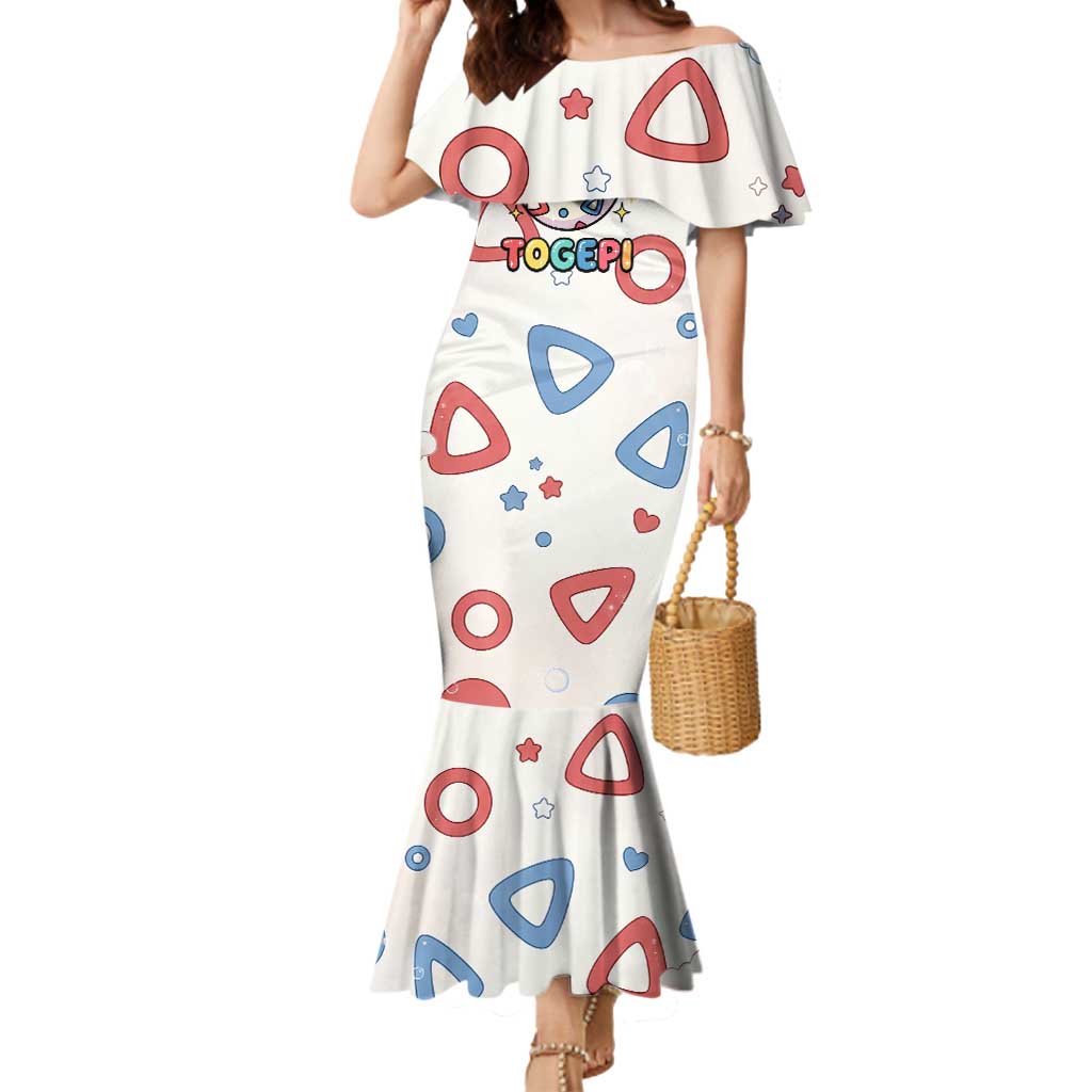 Togepi Mermaid Dress Joyful Eggshell Whimsy Art
