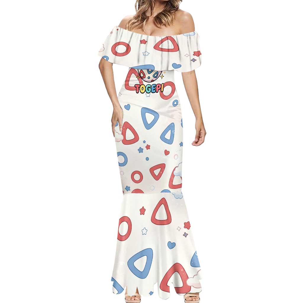 Togepi Mermaid Dress Joyful Eggshell Whimsy Art