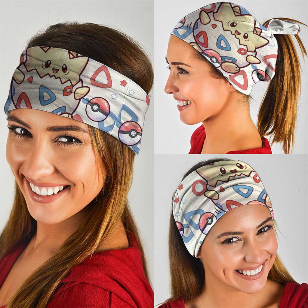 Togepi Neck Gaiter Joyful Eggshell Whimsy Art