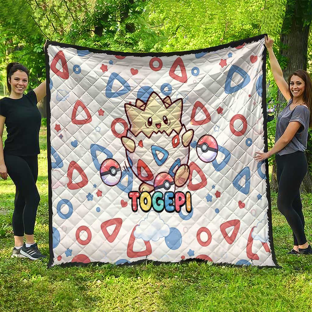 Togepi Quilt Joyful Eggshell Whimsy Art